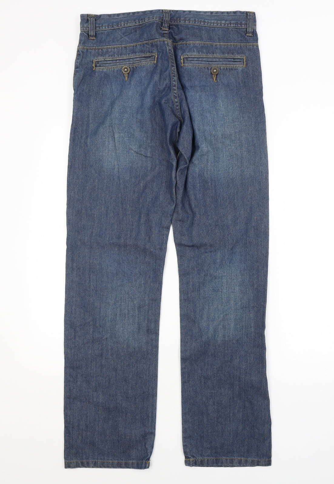 Easy Mens Blue   Straight Jeans Size 30 in L32 in