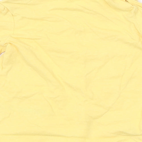 Disney Baby Baby Yellow   Basic T-Shirt Size 6-9 Months