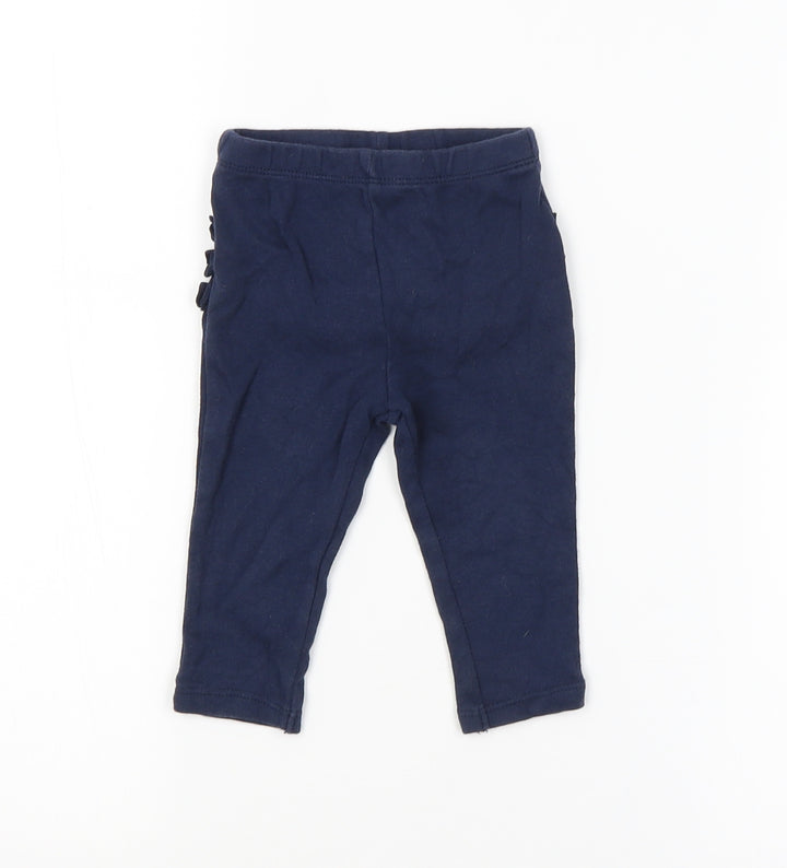 Preworn Baby Blue   Jogger Leggings Size 6-9 Months