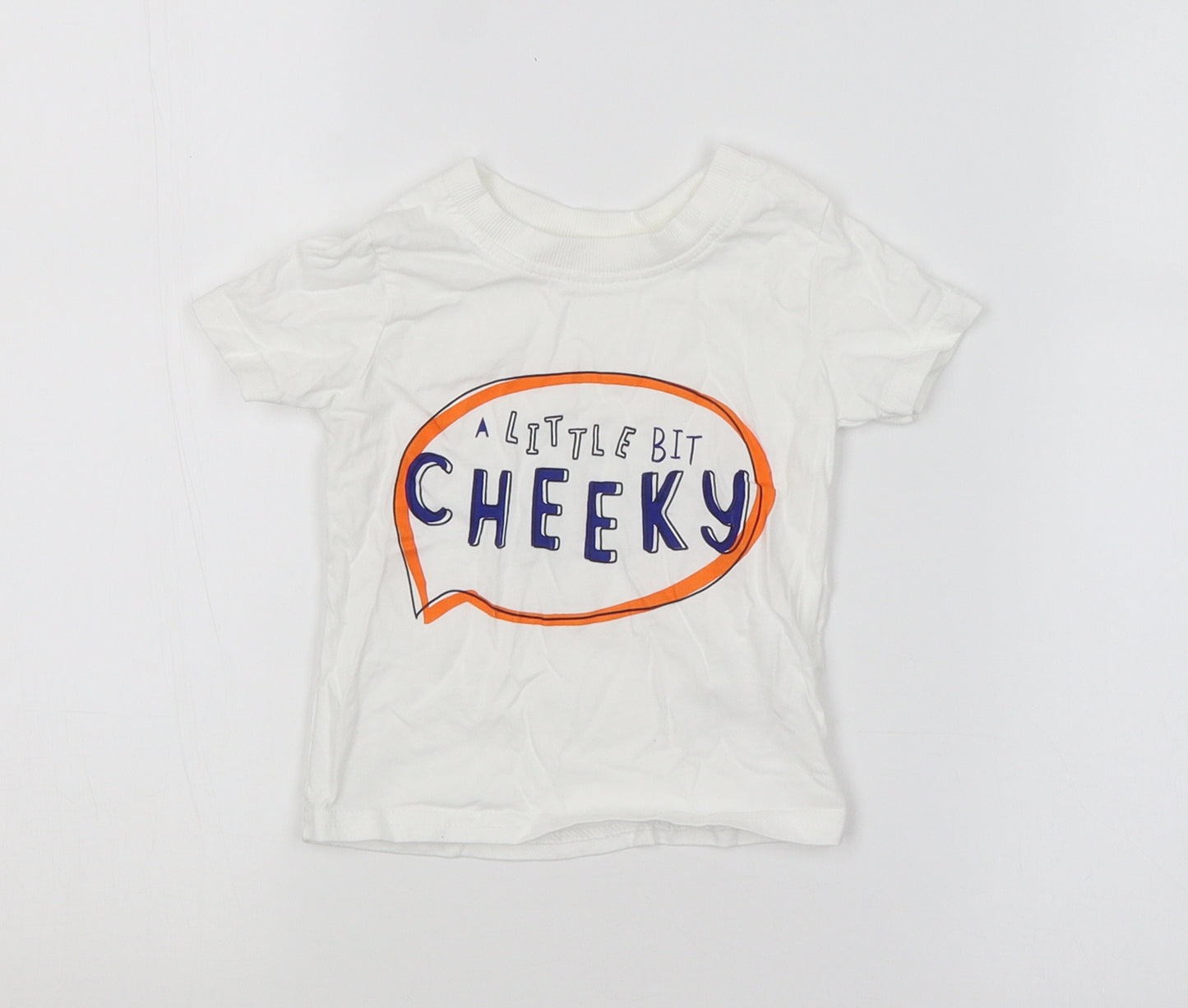 George Baby White   Basic T-Shirt Size 6-9 Months