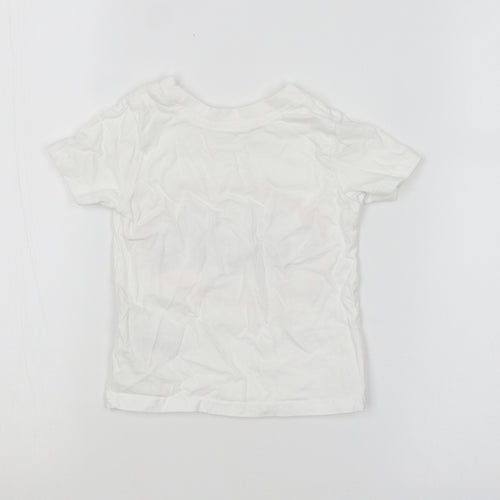 George Baby White   Basic T-Shirt Size 6-9 Months