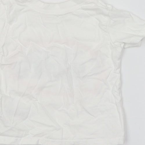 George Baby White   Basic T-Shirt Size 6-9 Months