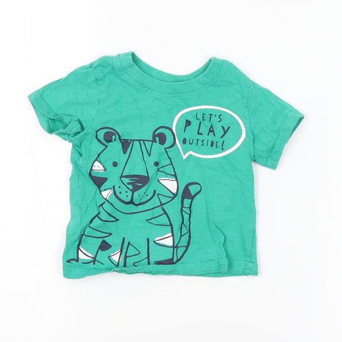George Baby Green   Basic T-Shirt Size 6-9 Months