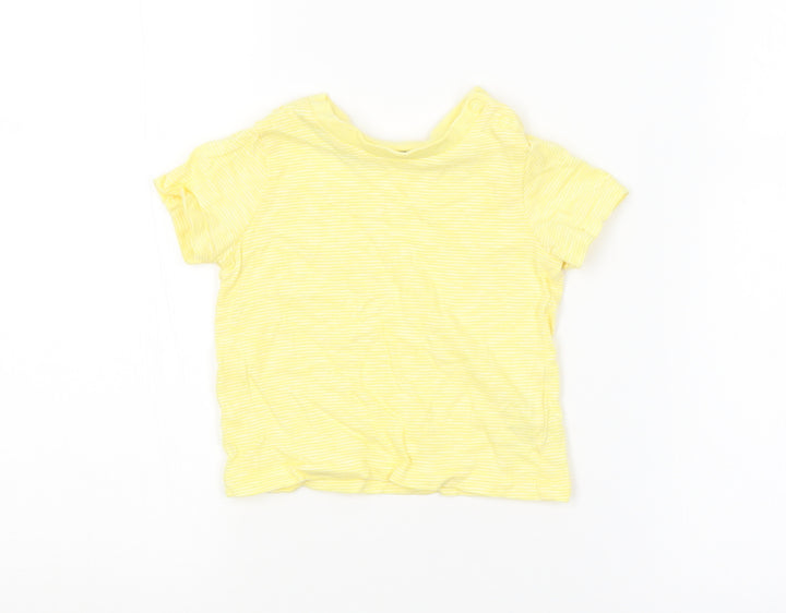 F&F Baby Yellow   Basic T-Shirt Size 6-9 Months