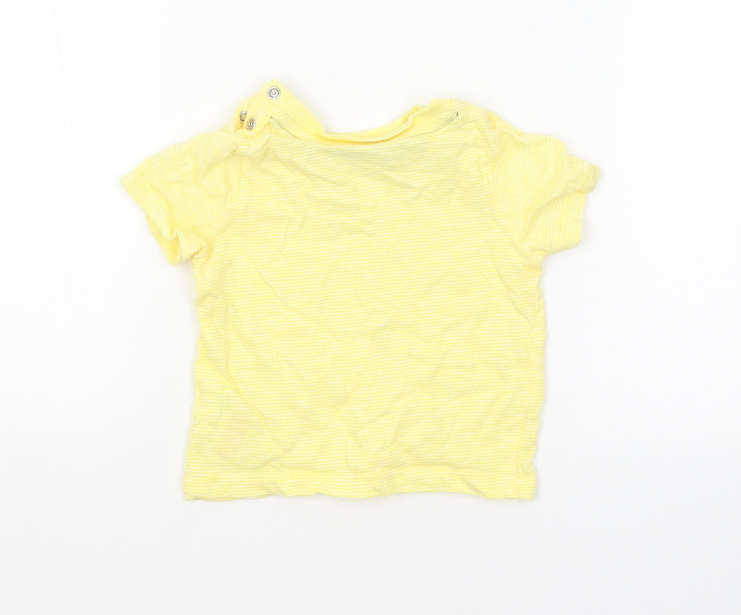 F&F Baby Yellow   Basic T-Shirt Size 6-9 Months