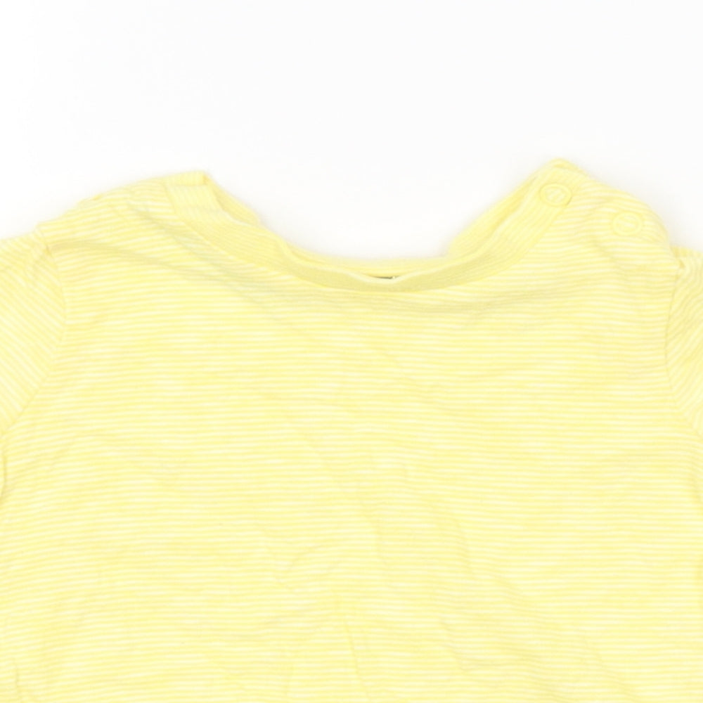 F&F Baby Yellow   Basic T-Shirt Size 6-9 Months