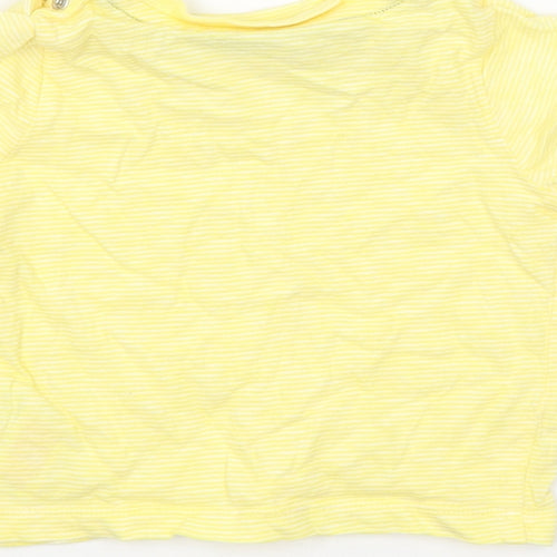 F&F Baby Yellow   Basic T-Shirt Size 6-9 Months