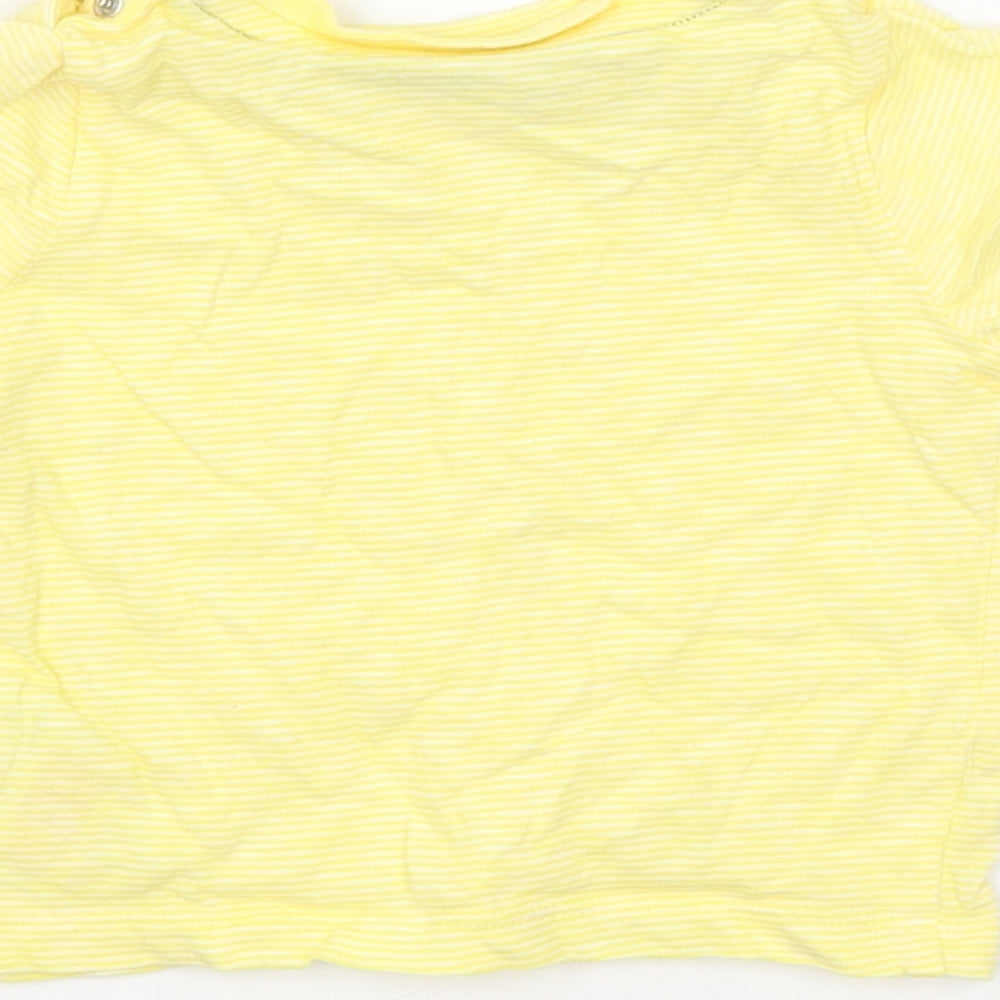 F&F Baby Yellow   Basic T-Shirt Size 6-9 Months