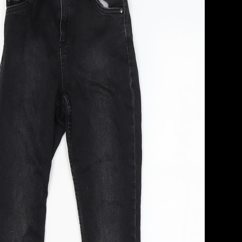 Nutmeg Girls Black   Straight Jeans Size 9-10 Years