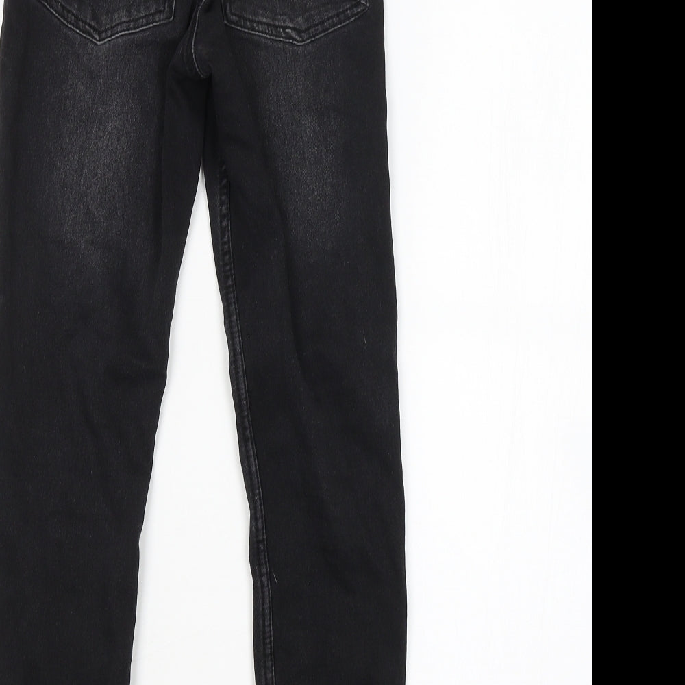 Nutmeg Girls Black   Straight Jeans Size 9-10 Years