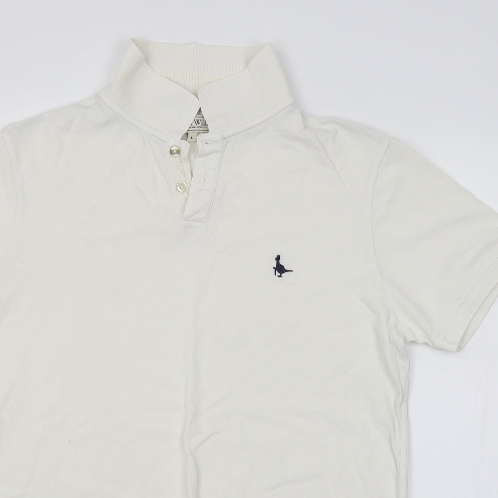 Jack Wills Mens White    Polo Size L