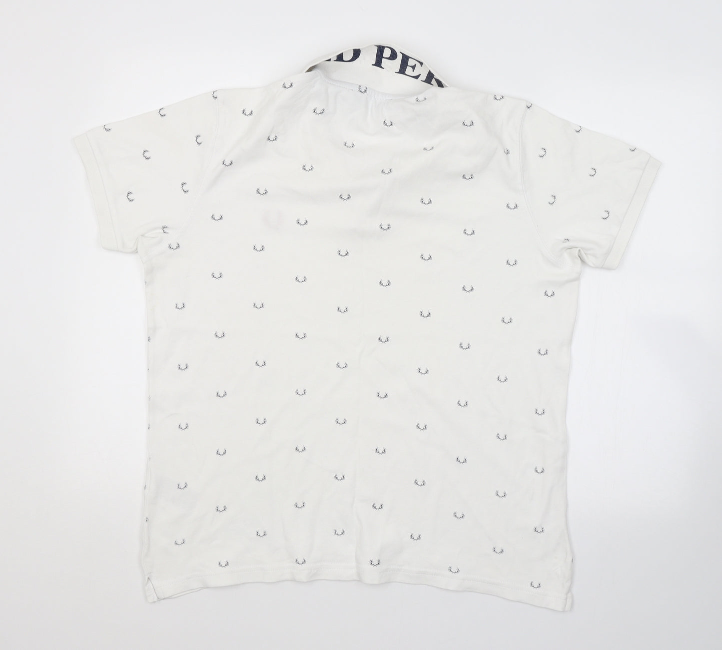 Fred Perry Mens White    Polo Size XL
