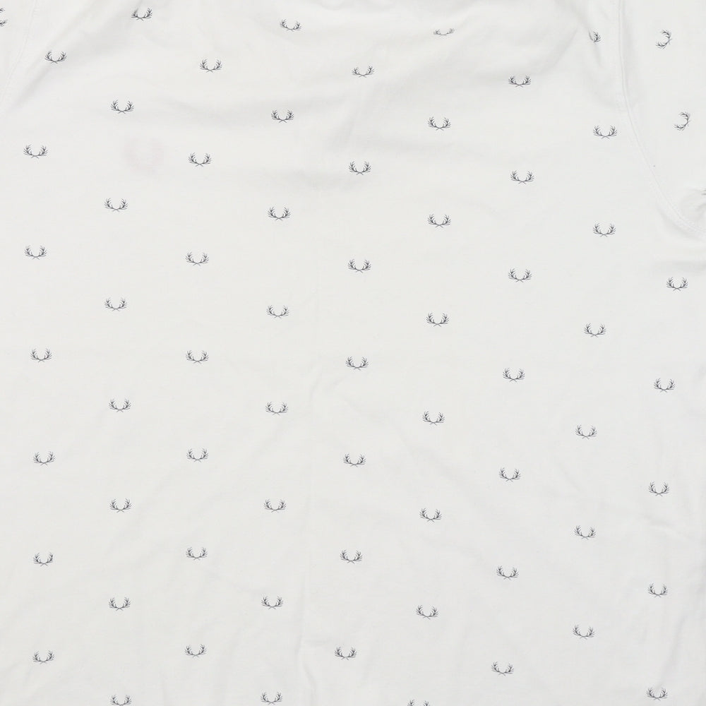 Fred Perry Mens White    Polo Size XL