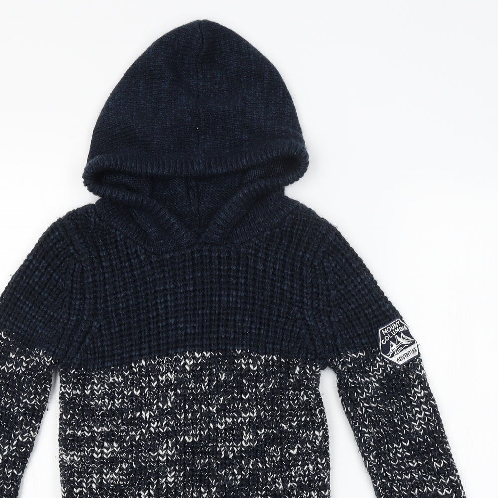 F&F Boys Blue   Pullover Hoodie Size 8-9 Years