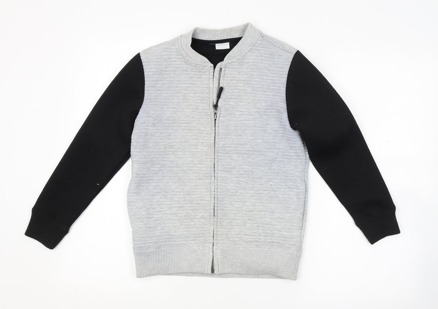 F&F Girls Grey   Full Zip Sweatshirt Size 8-9 Years