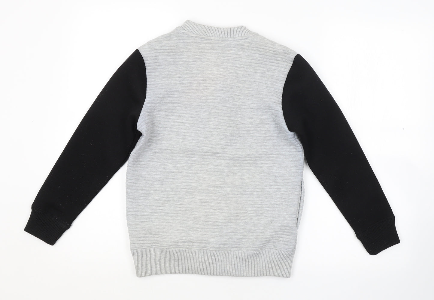 F&F Girls Grey   Full Zip Sweatshirt Size 8-9 Years