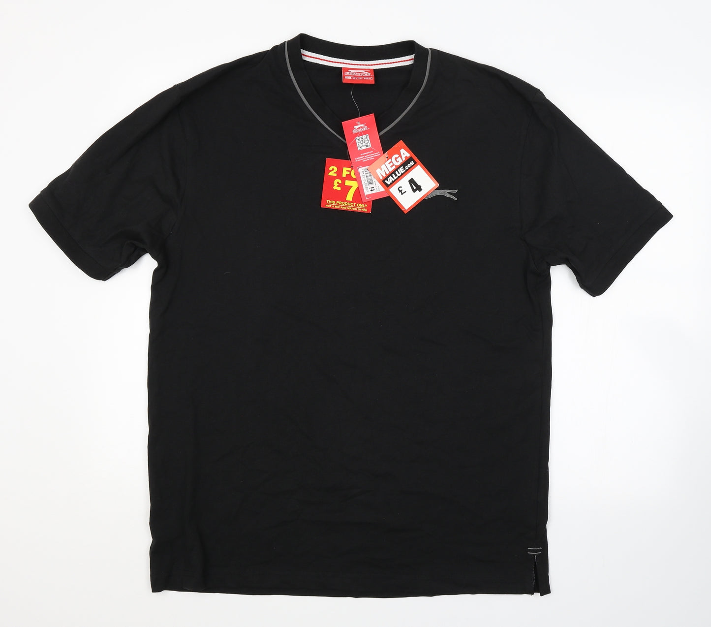 Slazenger Mens Black    T-Shirt Size L
