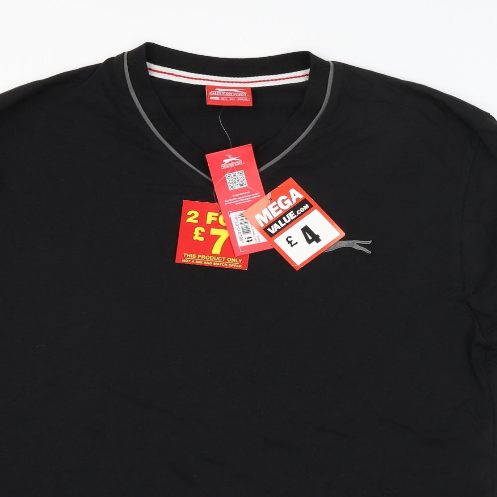 Slazenger Mens Black    T-Shirt Size L