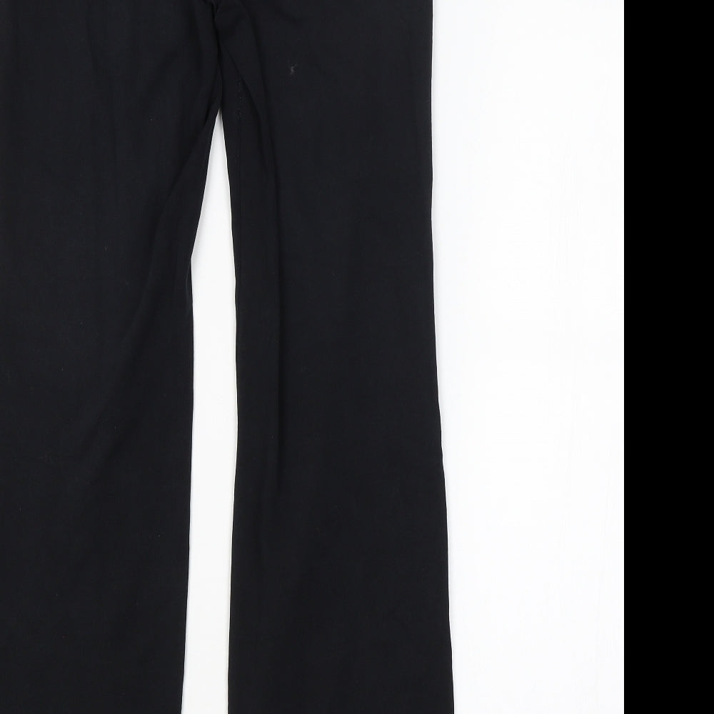M&S Womens Black   Jogger Trousers Size 10 L29 in