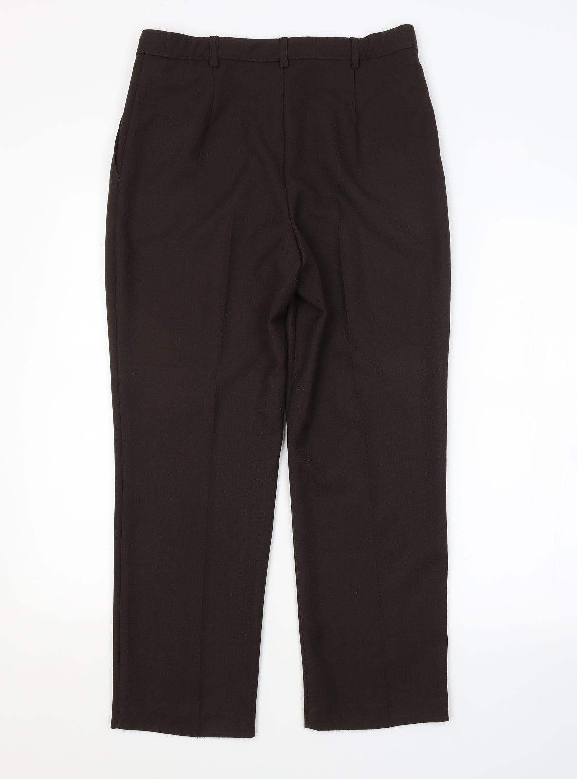 M&S Womens Brown   Trousers  Size 10 L26 in