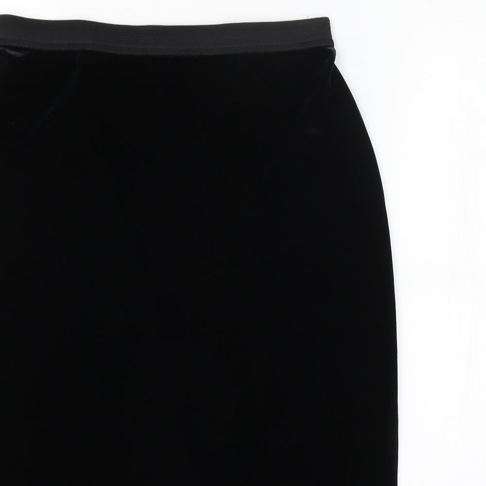 M&S Womens Black   Straight & Pencil Skirt Size 12
