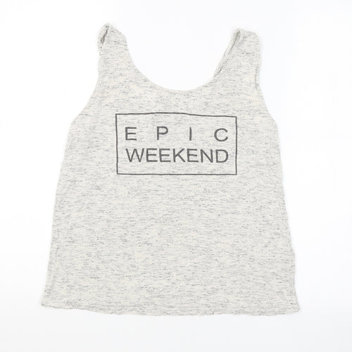 H&M Womens Grey   Basic Tank Size S