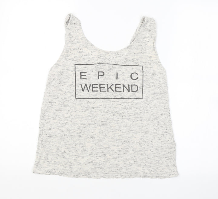 H&M Womens Grey   Basic Tank Size S