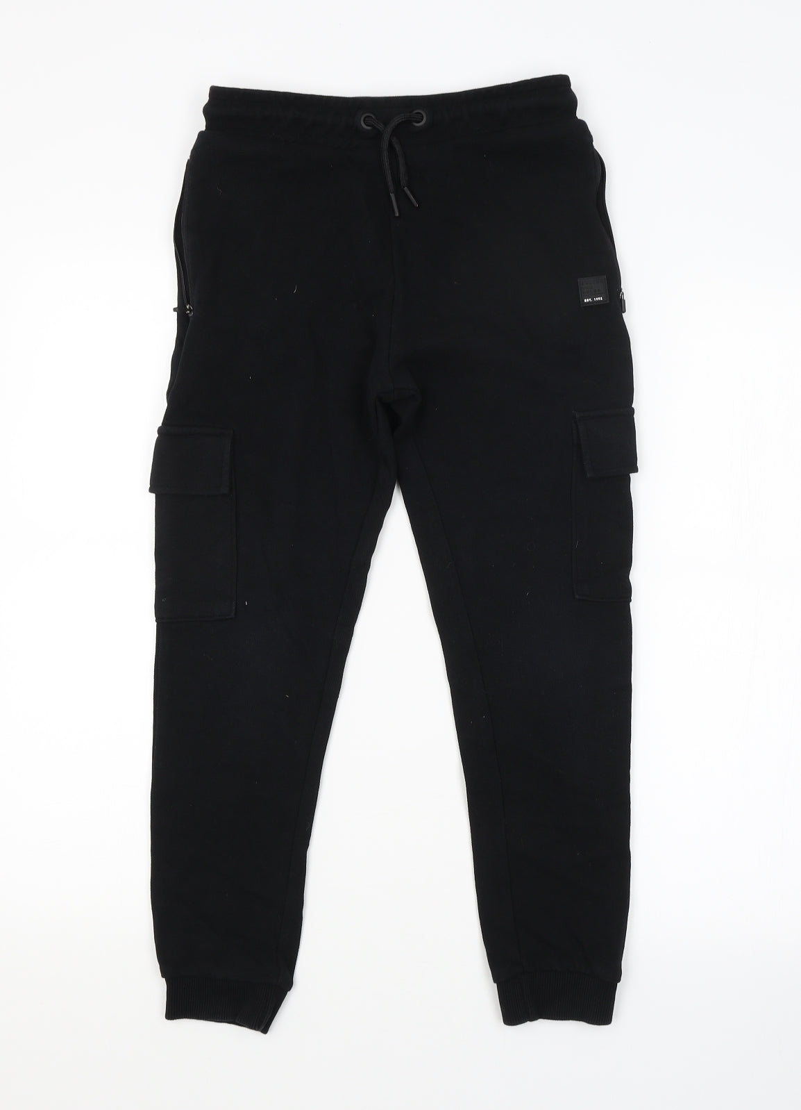 George Boys Black   Sweatpants Trousers Size 10-11 Years