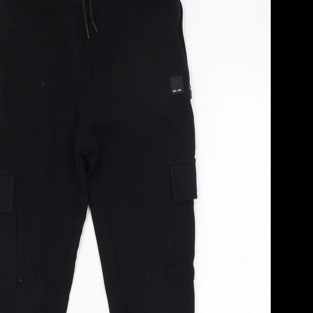 George Boys Black   Sweatpants Trousers Size 10-11 Years