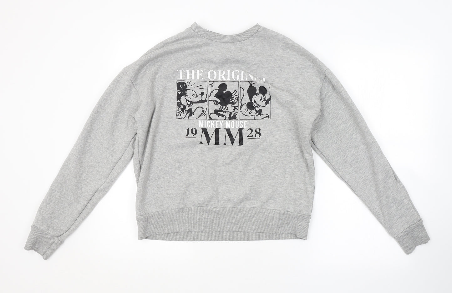 Primark Womens Grey   Pullover Sweatshirt Size 6  - MICKEY MOUSE