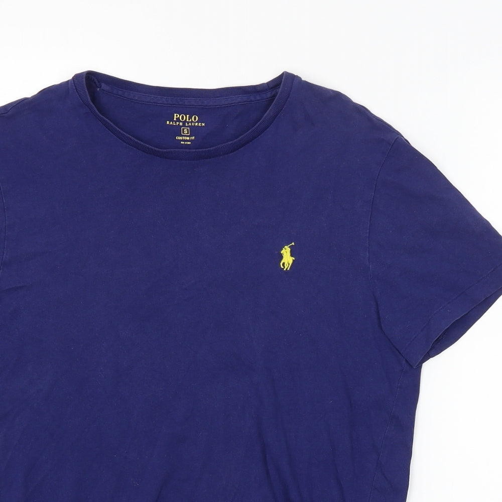 Ralph Lauren Mens Blue    T-Shirt Size S