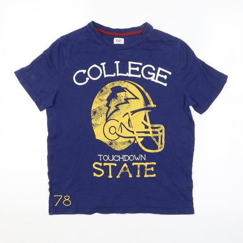 F&F Boys Blue   Basic T-Shirt Size 9-10 Years