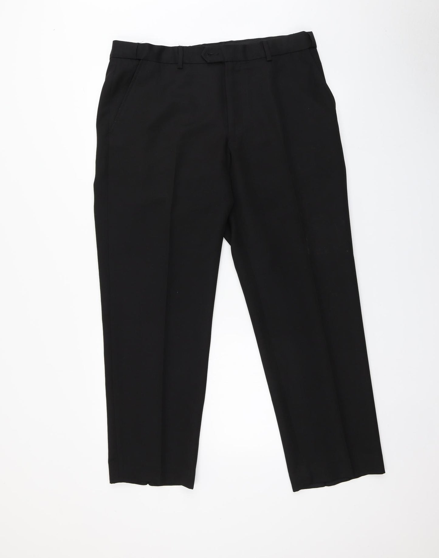 F&F Mens Black   Trousers  Size 36 in L29 in