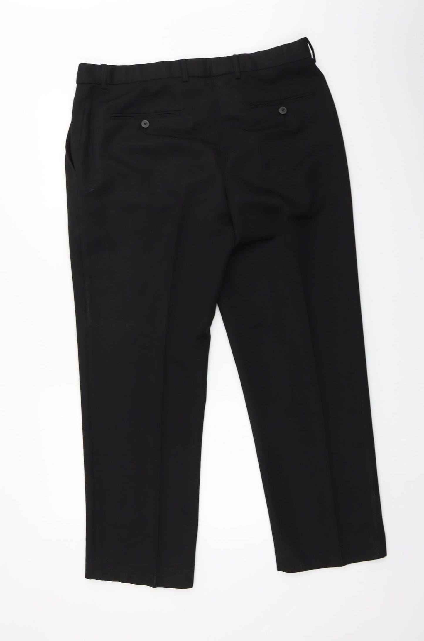 F&F Mens Black   Trousers  Size 36 in L29 in