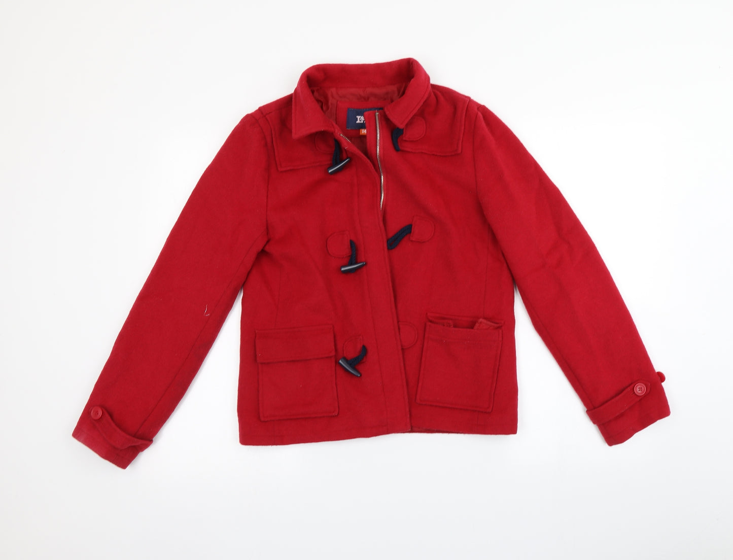 L&D Womens Red   Jacket  Size 14