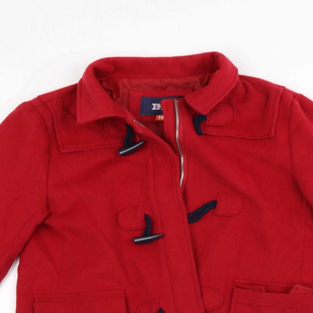 L&D Womens Red   Jacket  Size 14