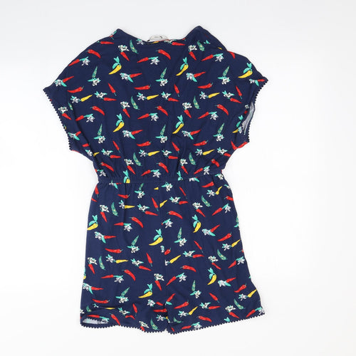 F&F Womens Blue   Playsuit One-Piece Size 8  - Chilli pattern