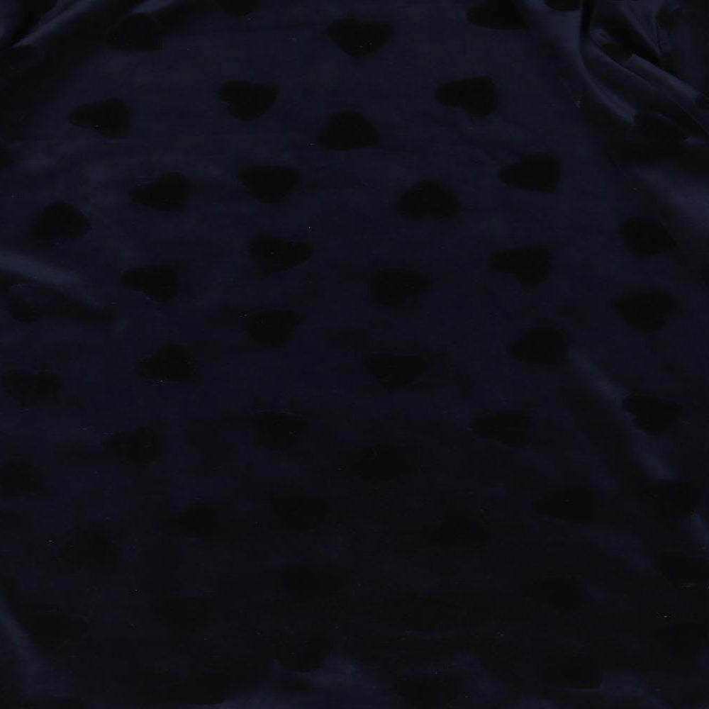 Rochelle Womens Blue   Top Pyjama Top Size M  - Heart print