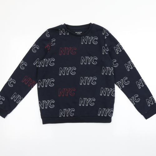 Primark Girls Blue   Pullover Sweatshirt Size 11-12 Years  - NYC