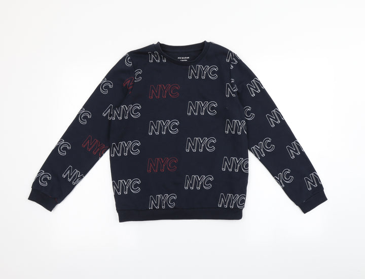 Primark Girls Blue Pullover Sweatshirt Size 11-12 Years - NYC