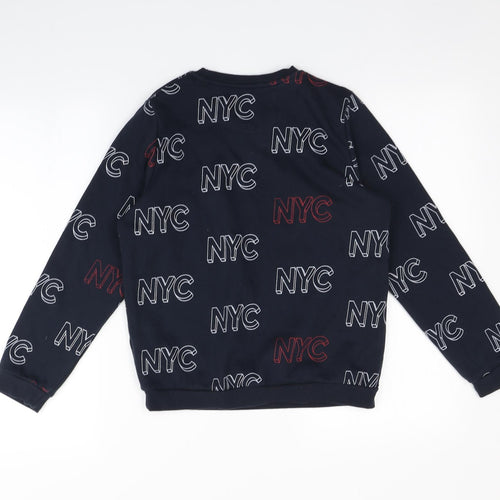 Primark Girls Blue   Pullover Sweatshirt Size 11-12 Years  - NYC