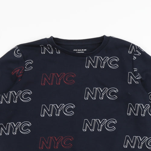 Primark Girls Blue   Pullover Sweatshirt Size 11-12 Years  - NYC