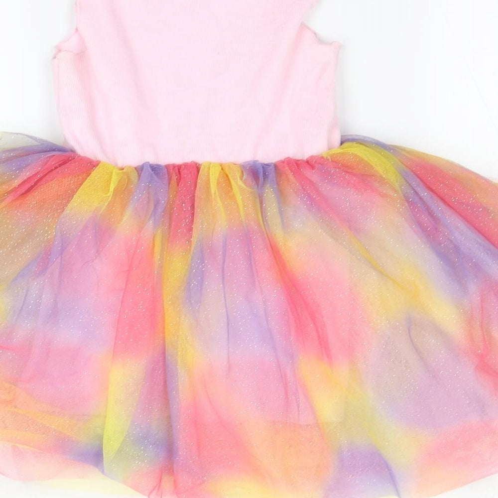 Winnie Baby Girls Pink   Fit & Flare  Size 5-6 Years