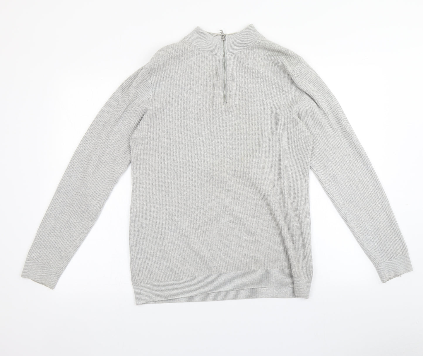NEXT Mens Grey   Pullover Hoodie Size M