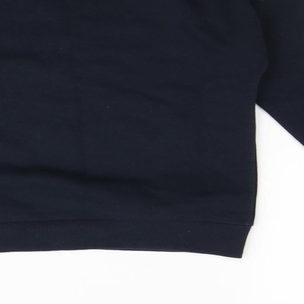 Matalan Girls Blue   Pullover Jumper Size 8 Years  - Christmas tree