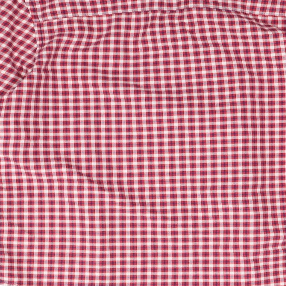 MNext Boys Red Check  Basic Button-Up Size 11 Years