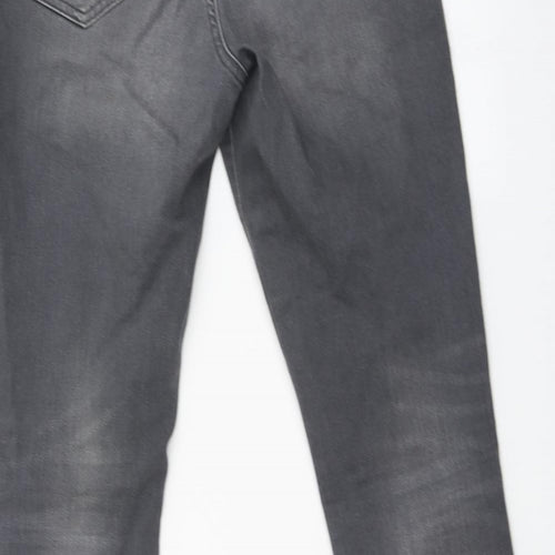 Mint Velvet Womens Grey   Skinny Jeans Size 10 L28 in