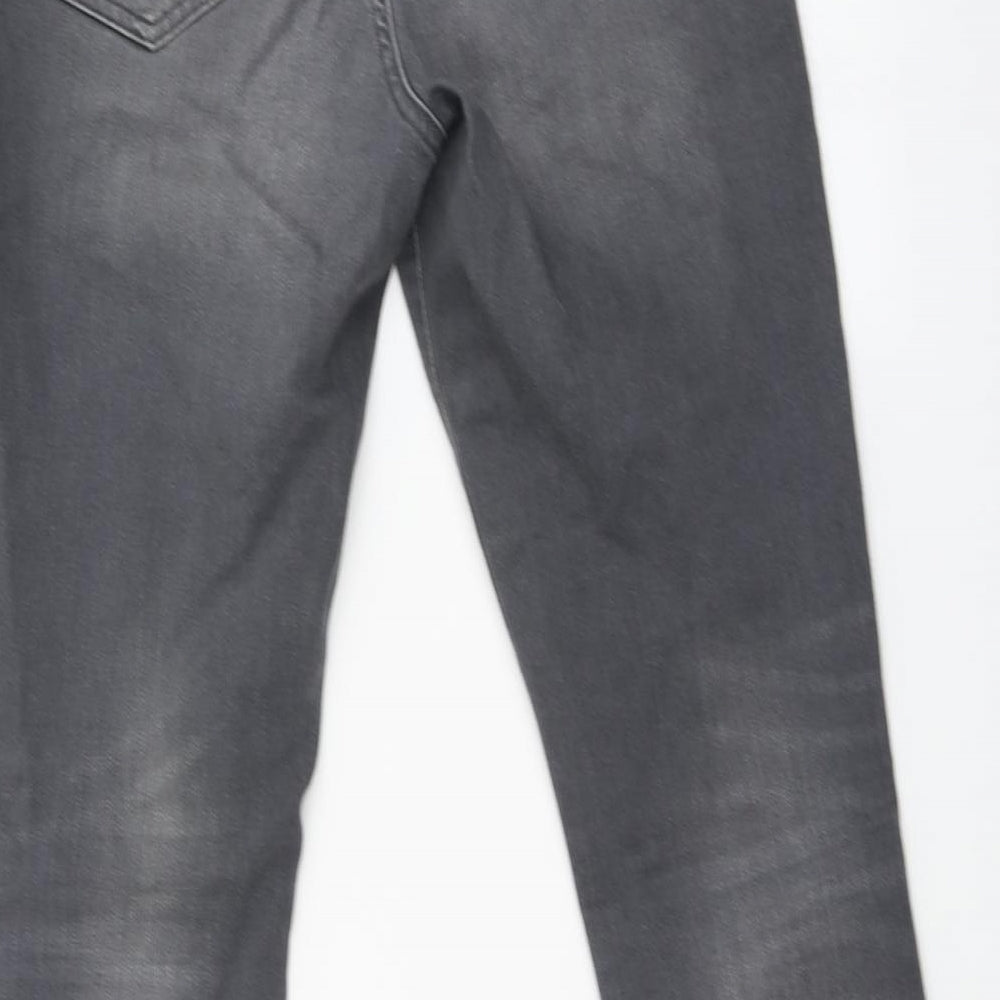 Mint Velvet Womens Grey   Skinny Jeans Size 10 L28 in