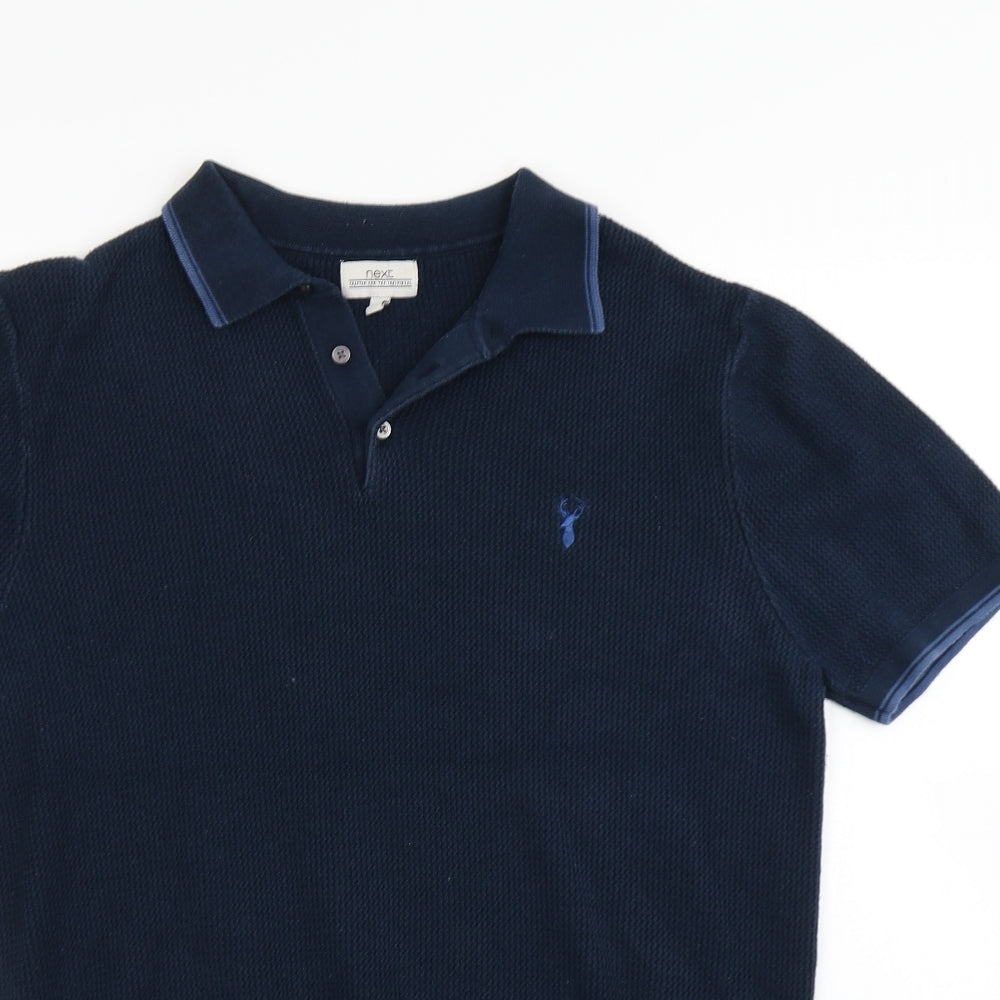 NEXT Mens Blue    Polo Size M