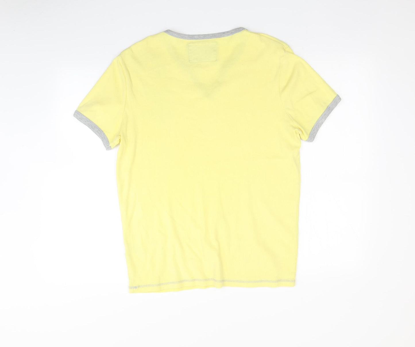 Burton Mens Yellow    T-Shirt Size L